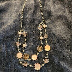 Beautiful beaded pink necklace!